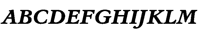 Stanhope Bold Italic Font UPPERCASE