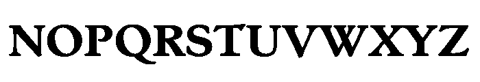 Stanhope Bold Font UPPERCASE