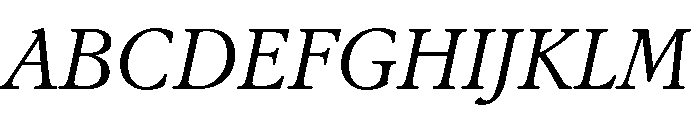Stanhope Light Italic Font UPPERCASE