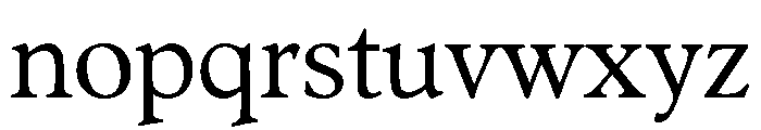 Stanhope Light Font LOWERCASE