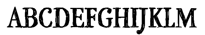 Stanyan Bold Font UPPERCASE