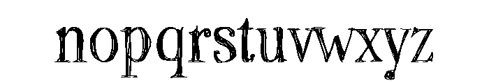 Stanyan Regular Font LOWERCASE