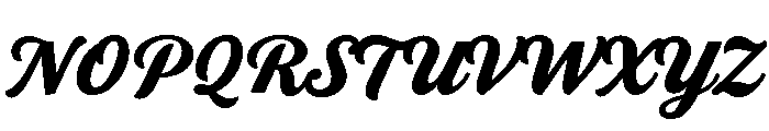 Stash Black Font UPPERCASE