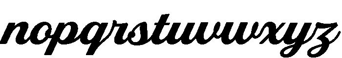 Stash Bold Font LOWERCASE