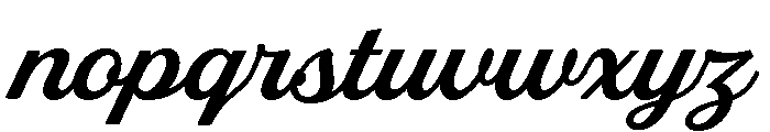 Stash Medium Font LOWERCASE