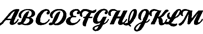 Stash Vintage Black Font UPPERCASE