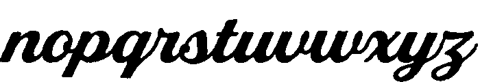 Stash Vintage Bold Font LOWERCASE