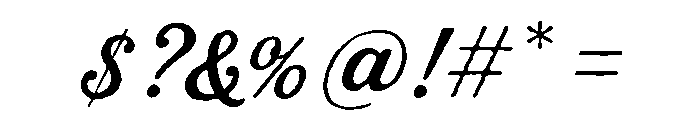 Stash Vintage Medium Font OTHER CHARS