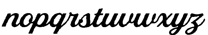 Stash Vintage Medium Font LOWERCASE