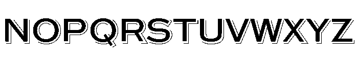 Steelplate Gothic Shaded Small Caps Font UPPERCASE