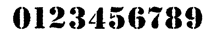 Stencil Antique Font OTHER CHARS