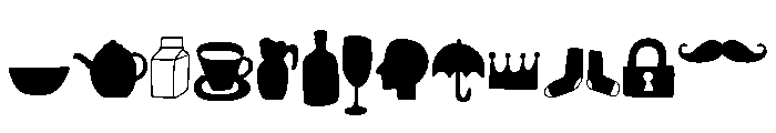 Stick A Round And Have Some Fun Font LOWERCASE
