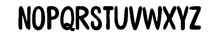 Stick A Round Regular Font UPPERCASE