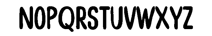 Stick A Round Regular Font LOWERCASE