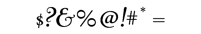 Stickley 2 Banner Bold Italic Font OTHER CHARS