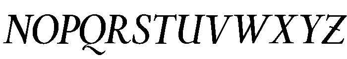 Stickley 2 Banner Bold Italic Font UPPERCASE