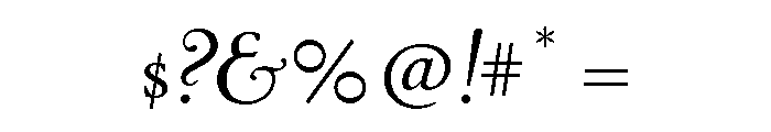 Stickley 2 Banner Medium Italic Font OTHER CHARS
