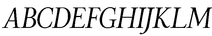 Stickley 2 Banner Medium Italic Font UPPERCASE