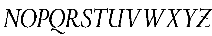Stickley 2 Banner Medium Italic Font UPPERCASE