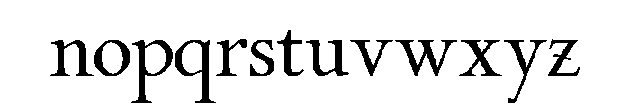 Stickley 2 Banner Medium Font LOWERCASE
