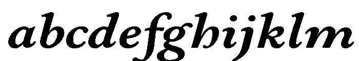 Stickley 2 Caption Bold Italic FONT