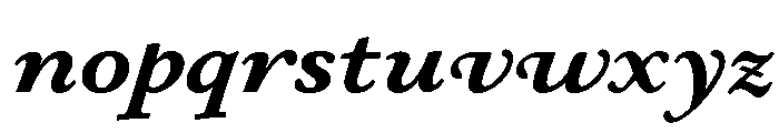 Stickley 2 Caption Bold Italic Font LOWERCASE
