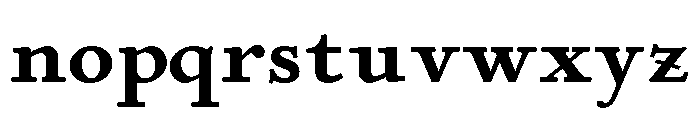 Stickley 2 Caption Bold Font LOWERCASE