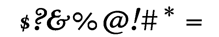 Stickley 2 Caption Medium Italic Font OTHER CHARS