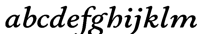Stickley 2 Caption Medium Italic FONT