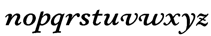 Stickley 2 Caption Medium Italic Font LOWERCASE