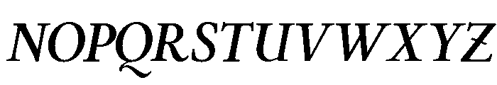 Stickley 2 Display Bold Italic Font UPPERCASE