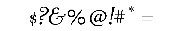 Stickley 2 Display Medium Italic Font OTHER CHARS