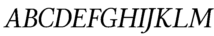 Stickley 2 Display Medium Italic Font UPPERCASE