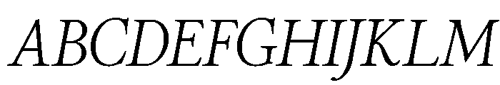 Stickley 2 Display Regular Italic Font UPPERCASE