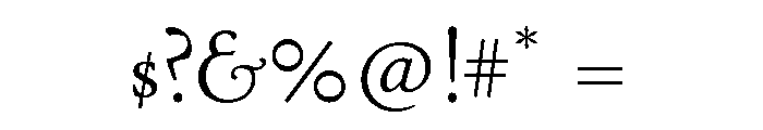 Stickley 2 Display Regular Font OTHER CHARS