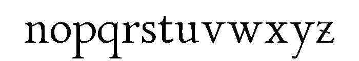 Stickley 2 Display Regular Font LOWERCASE
