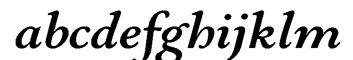Stickley 2 Headline Bold Italic FONT