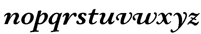 Stickley 2 Headline Bold Italic Font LOWERCASE