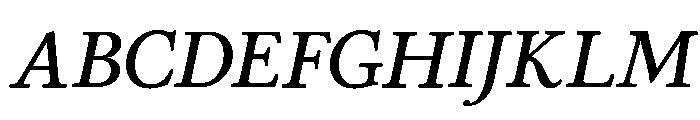 Stickley 2 Headline Medium Italic Font UPPERCASE