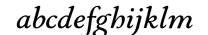 Stickley 2 Headline Medium Italic FONT