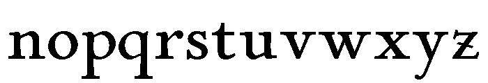 Stickley 2 Headline Medium Font LOWERCASE