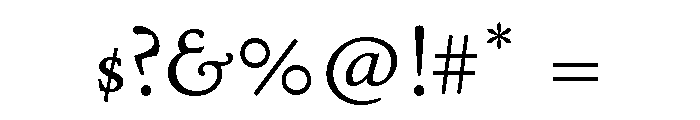 Stickley 2 Headline Regular Font OTHER CHARS
