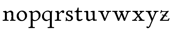 Stickley 2 Headline Regular Font LOWERCASE