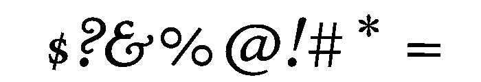 Stickley 2 Italic Font OTHER CHARS