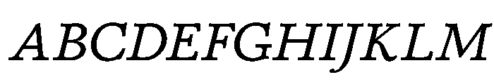 Stickley 2 Italic Font UPPERCASE