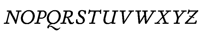 Stickley 2 Italic Font UPPERCASE