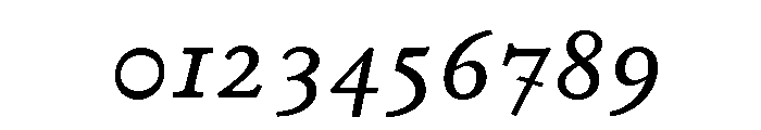 Stickley 2 Text Regular Italic Font OTHER CHARS