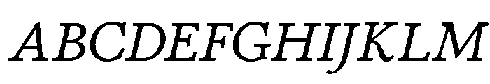 Stickley 2 Text Regular Italic Font UPPERCASE