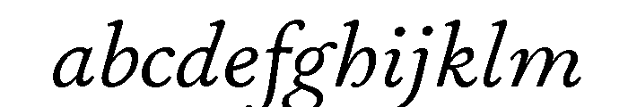 Stickley 2 Text Regular Italic FONT