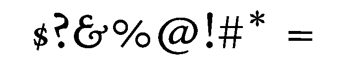 Stickley 2 Font OTHER CHARS